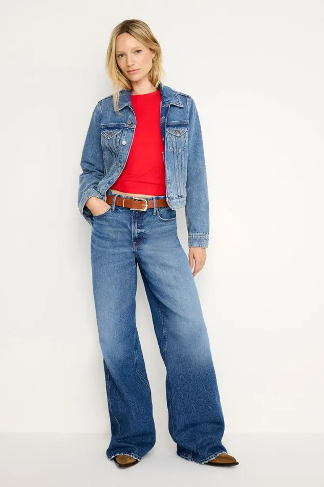 Women GOOD AMERICAN Tops SUPER STRETCH BABYTEE Grenadine003