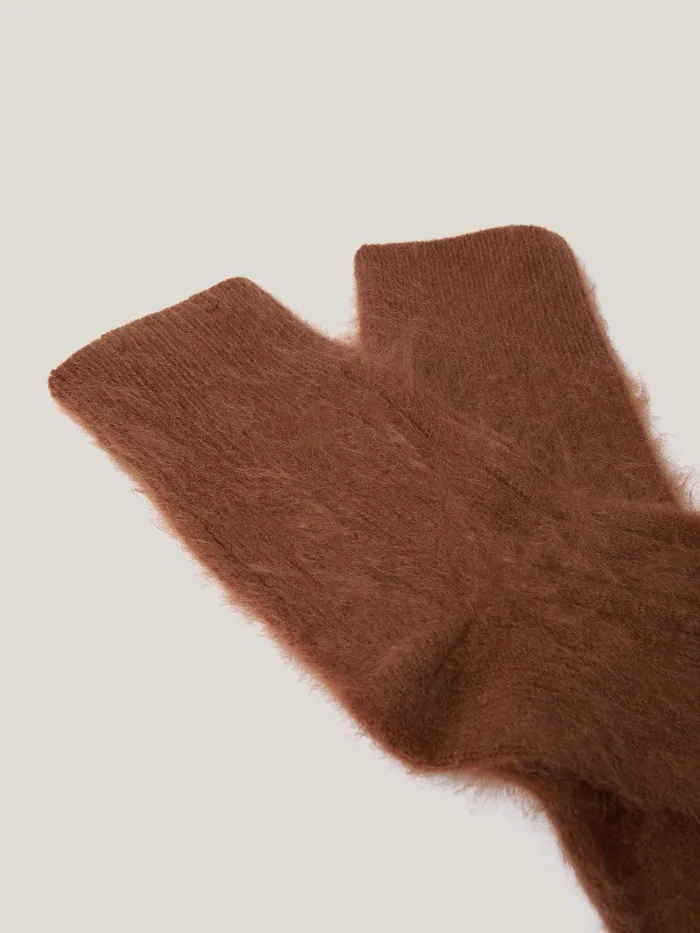 Women Halo Cashmere Sock Ginger Jigsaw Knitwear and Cashmere