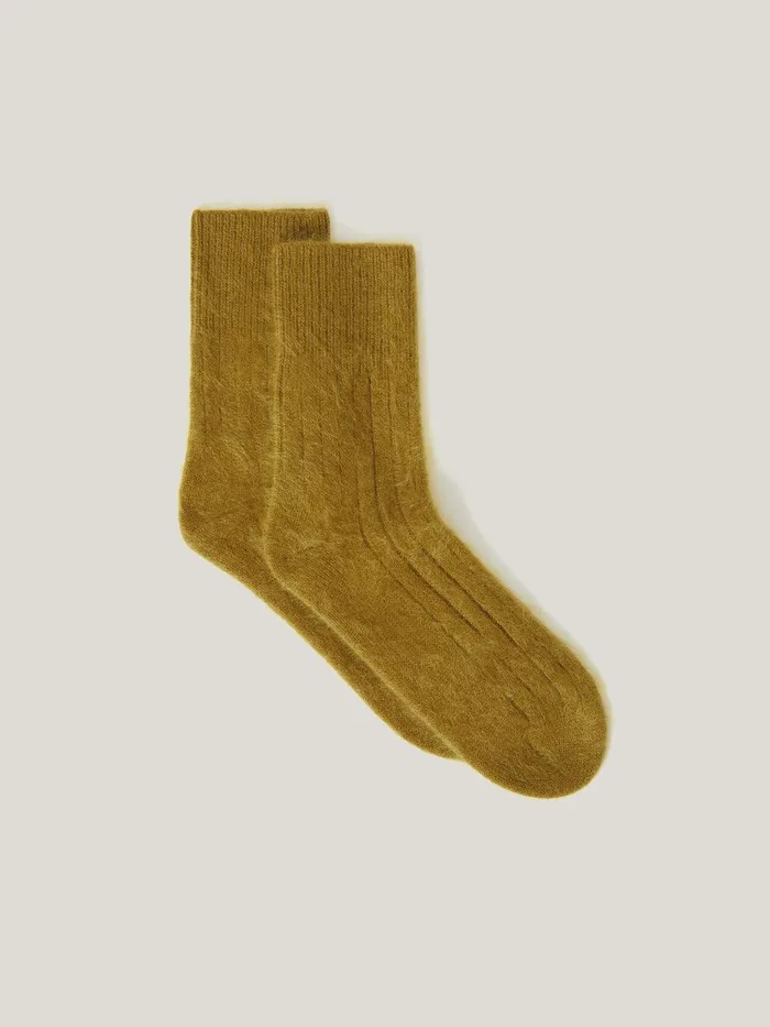 Women Halo Cashmere Sock Green Jigsaw Knitwear and Cashmere