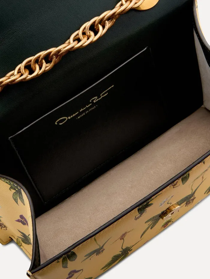 Women Handbags Oscar De La Renta Orchid Printed TRO Bag Butter Women Handbags Oscar De La Renta Orchid Printed TRO Bag Butter