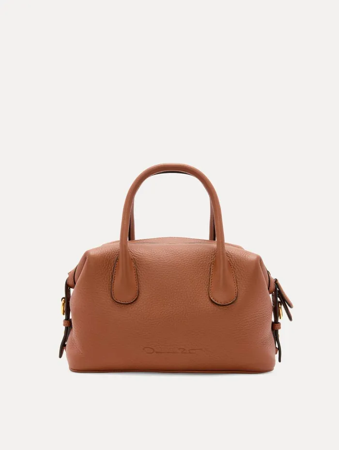 Women Handbags Oscar De La Renta The Mini Dahlia Cognac Women Handbags Oscar De La Renta The Mini Dahlia Cognac