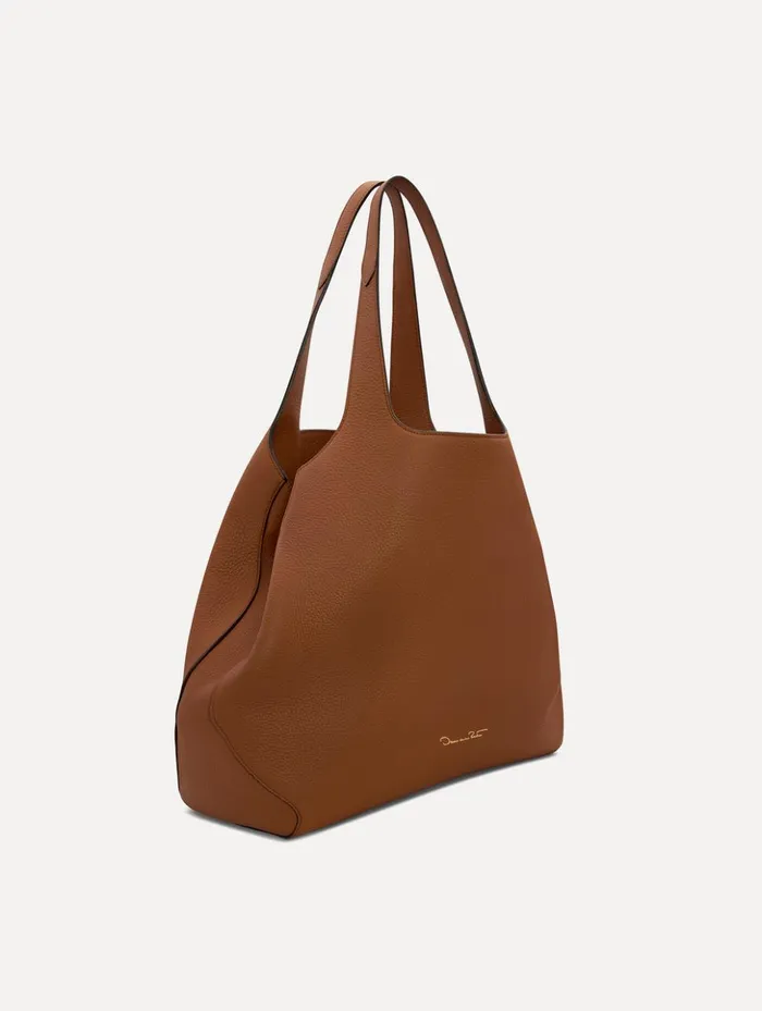 Women Handbags Oscar De La Renta The Topaz Cognac