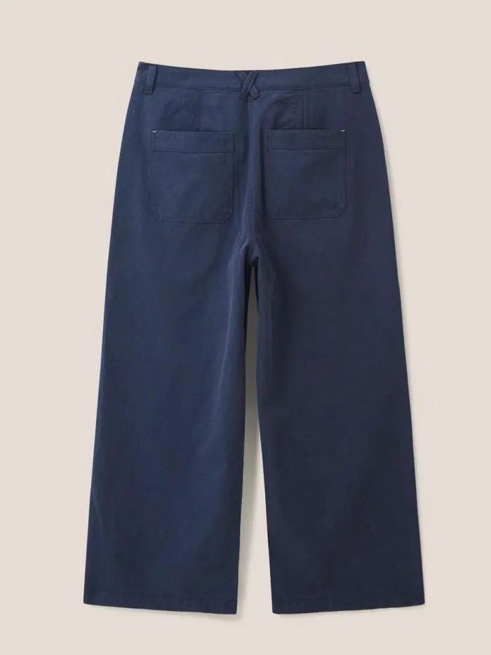 Women Harper Wide Leg Trouser Dark Navy White Stuff Trousers
