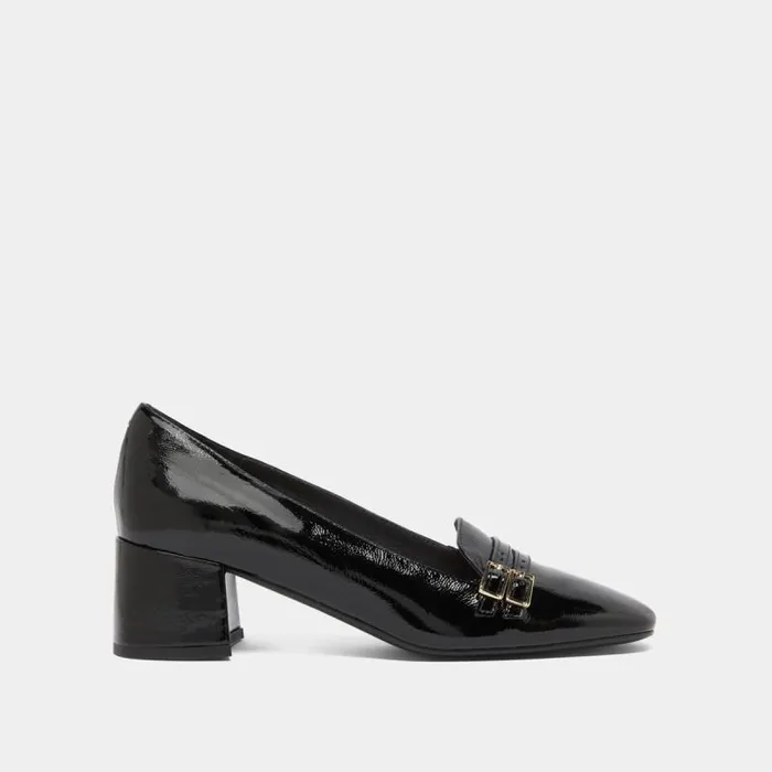 Women Heeled Ballet Flats Black JONAK Ballet Flats