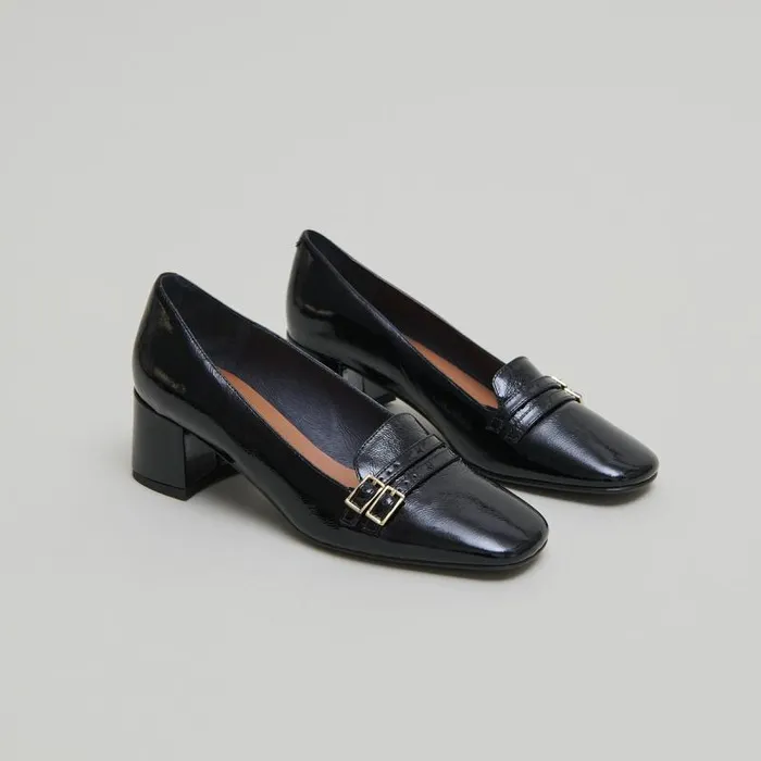 Women Heeled Ballet Flats Black JONAK Ballet Flats