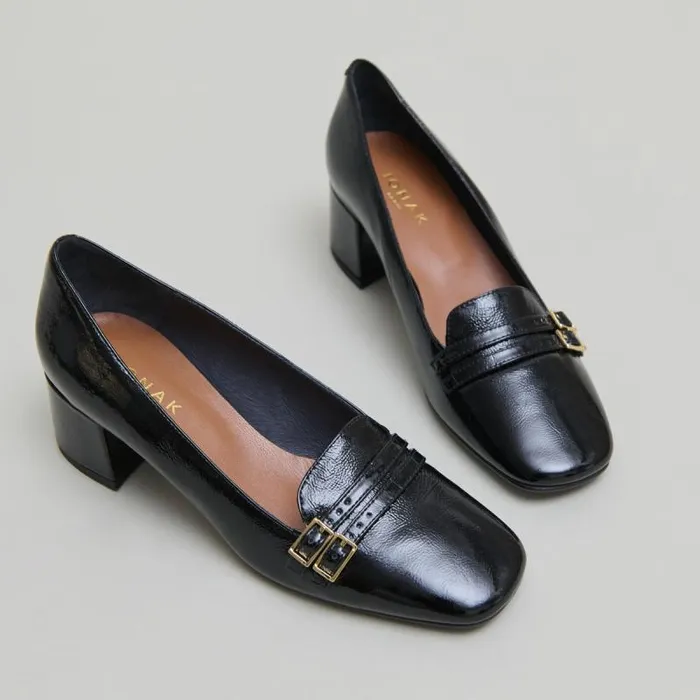 Women Heeled Ballet Flats Black JONAK Ballet Flats