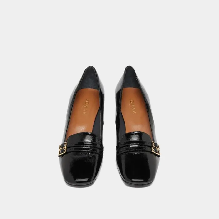 Women Heeled Ballet Flats Black JONAK Ballet Flats