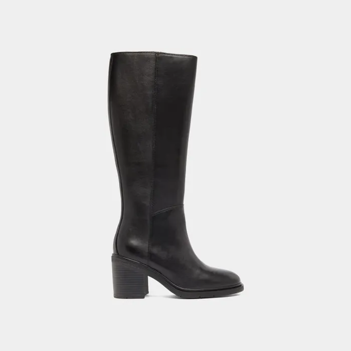 Women Heeled Boots With Rounded Toes Black JONAK Boots Thighhigh Boots Women Heeled Boots With Rounded Toes Black JONAK Boots Thighhigh Boots