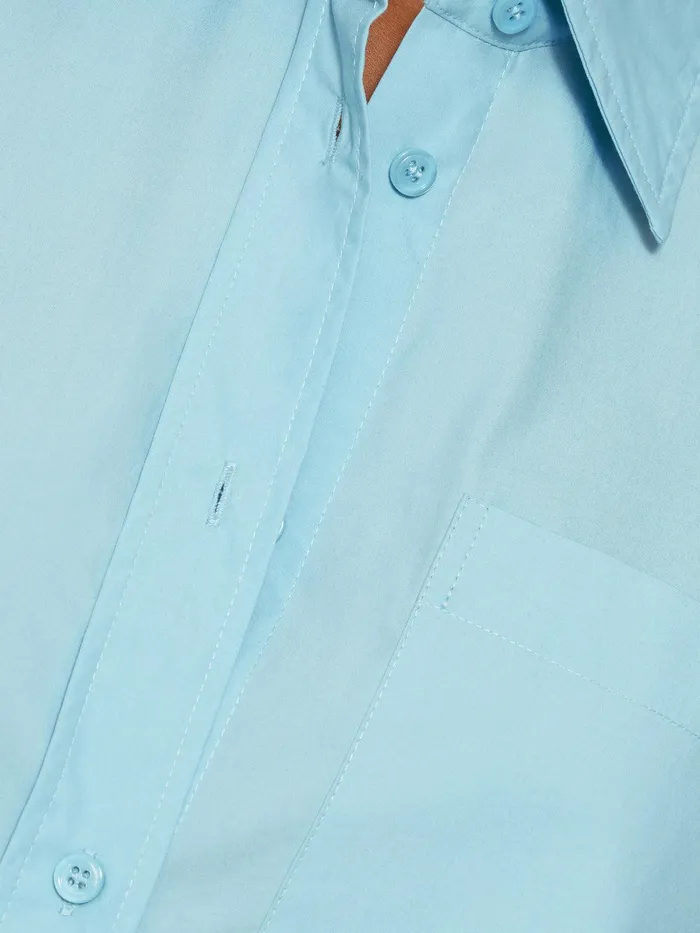 Women Heritage Cotton Relaxed Shirt Blue Jigsaw Shirts and Tops