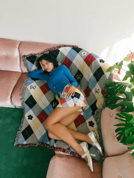 Women Home Lisa Says Gah Archie Throw Blanket Cirque Argyle