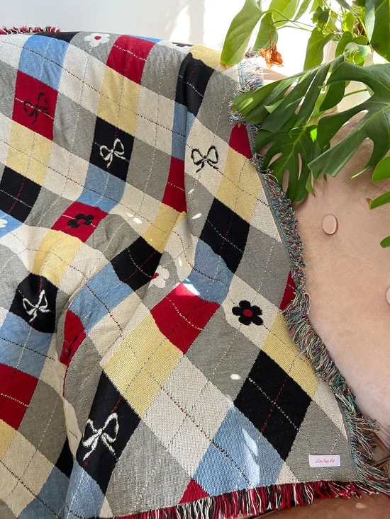 Women Home Lisa Says Gah Archie Throw Blanket Cirque Argyle