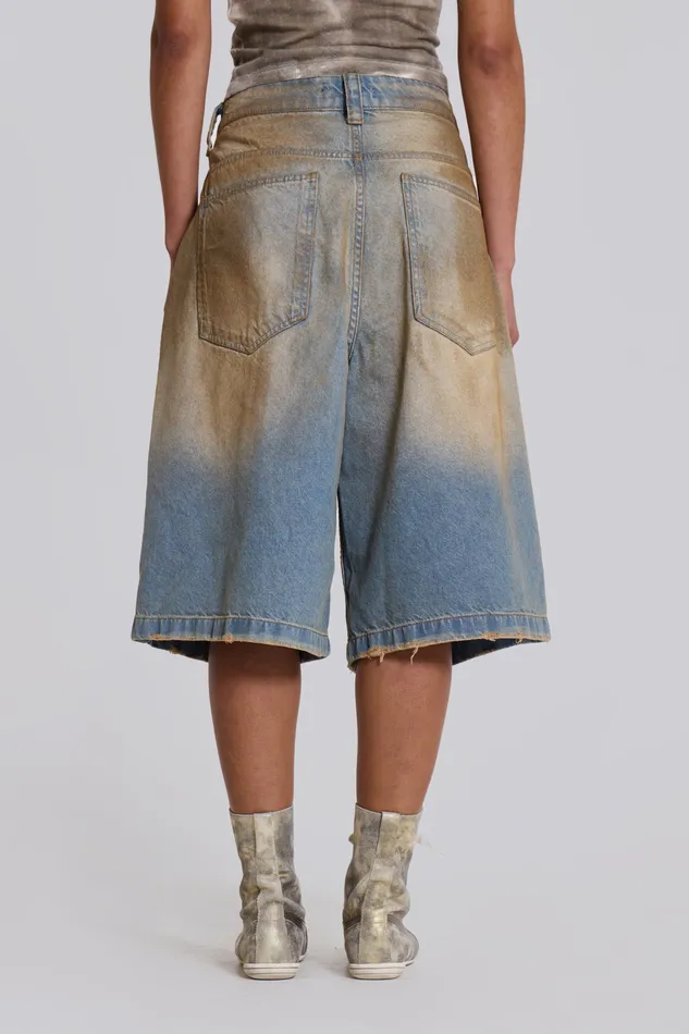 Women Jaded London Shop Mud Wash Colossus Jorts Tops
