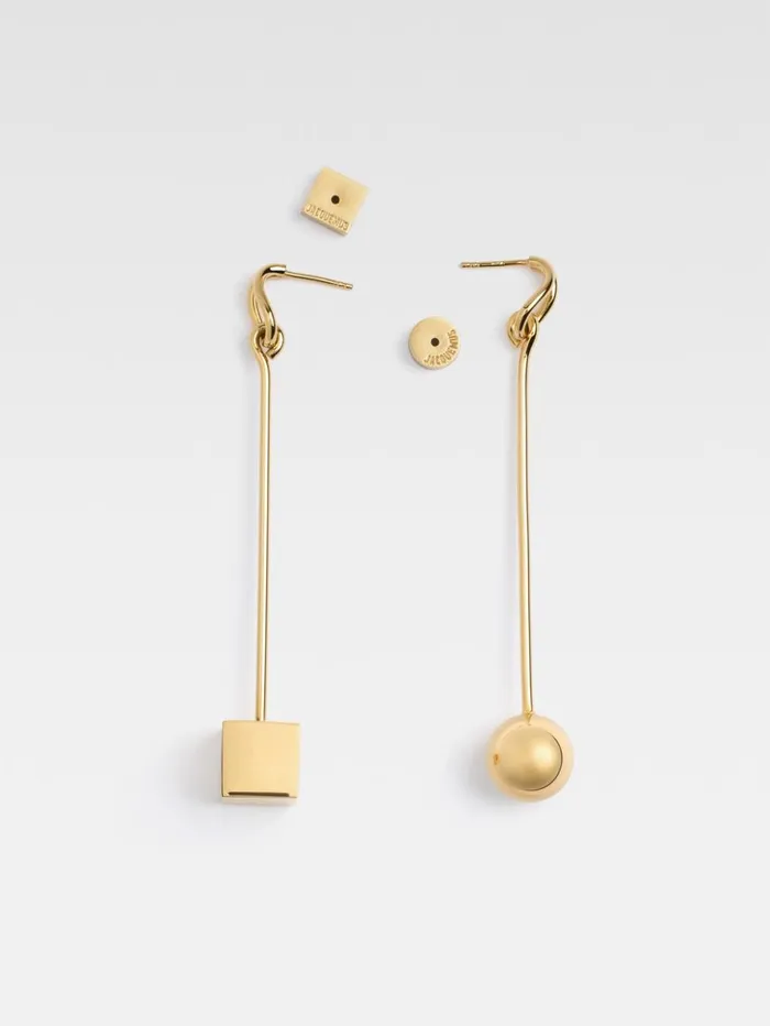 Women Jewellery JACQUEMUS The Nodo Earrings Gold