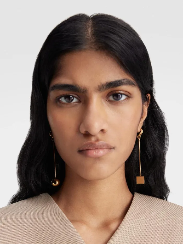 Women Jewellery JACQUEMUS The Nodo Earrings Gold