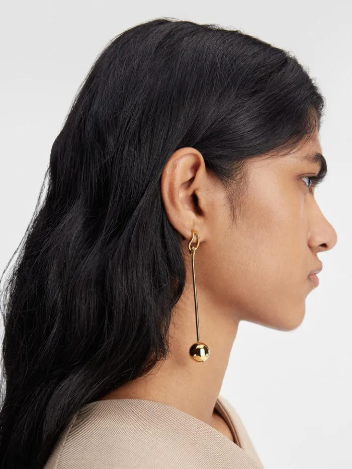 Women Jewellery JACQUEMUS The Nodo Earrings Gold
