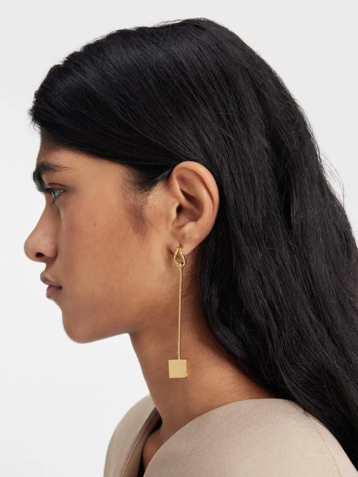 Women Jewellery JACQUEMUS The Nodo Earrings Gold