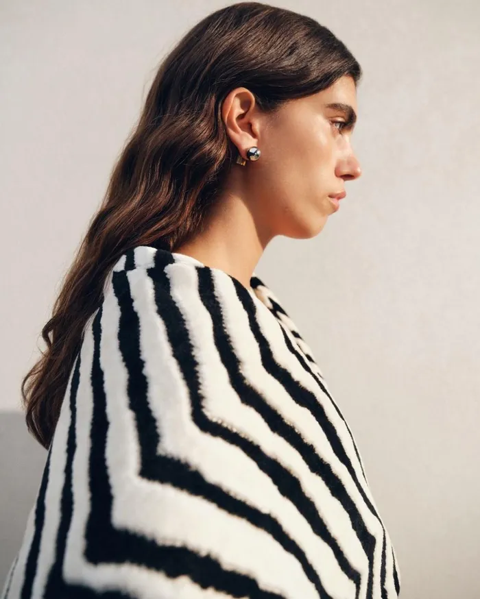 Women Jewellery JACQUEMUS The Perlina Earrings Silver Brown