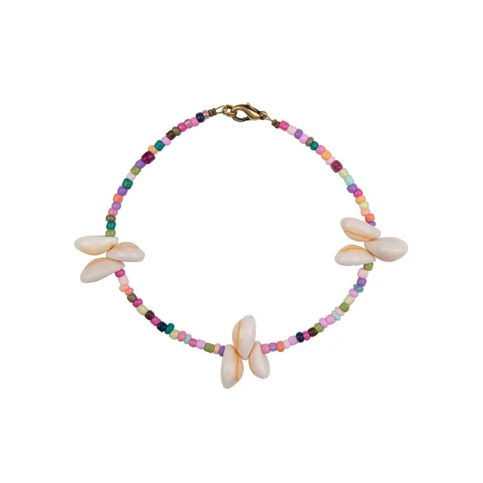 Women Jewelry Love Stories Ankle Bracelet Beads and Shell Multicolour