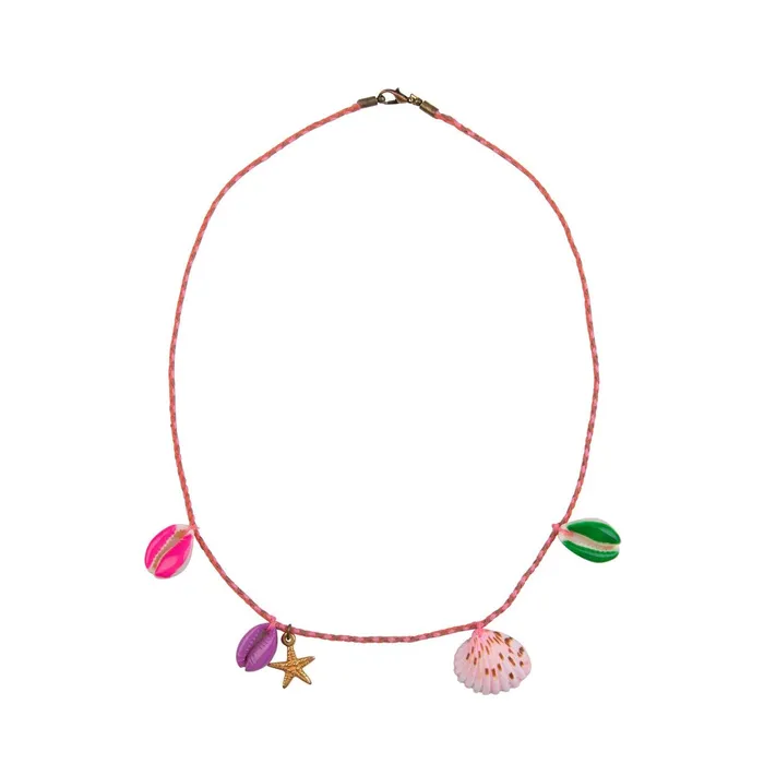 Women Jewelry Love Stories Necklace 24k Gold Plated Charm Pink