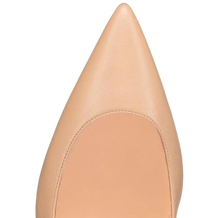 Women Kate 85 Mm Pumps 8211 Nappa Leather 8211 Nude 1 Christian Louboutin Pumps