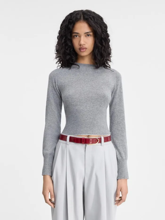 Women Knits JACQUEMUS The Soglia Knit Grey