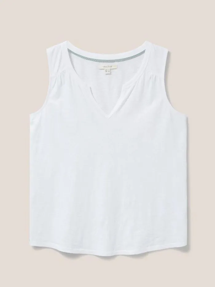 Women LAILA VEST Brilliant White White Stuff Shirts and Blouses Women LAILA VEST Brilliant White White Stuff Shirts and Blouses