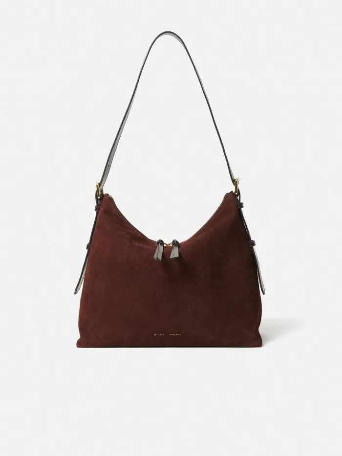 Women Large Trafalgar Shoulder Bag Burgundy Jigsaw Bags