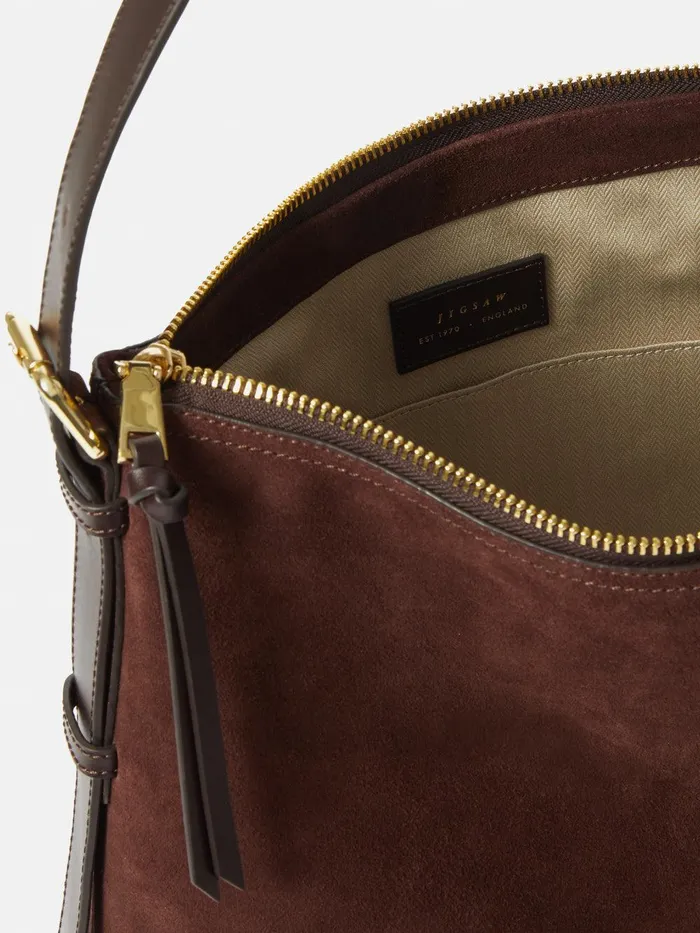 Women Large Trafalgar Shoulder Bag Burgundy Jigsaw Bags