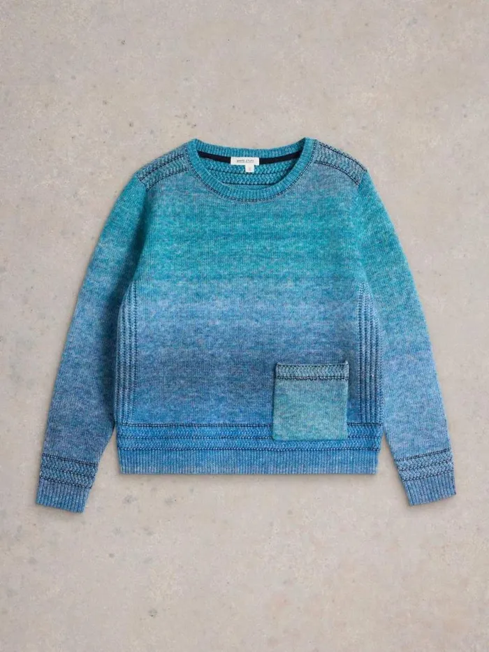 Women LILBET JUMPER Blue Multi White Stuff Knitwear Women LILBET JUMPER Blue Multi White Stuff Knitwear