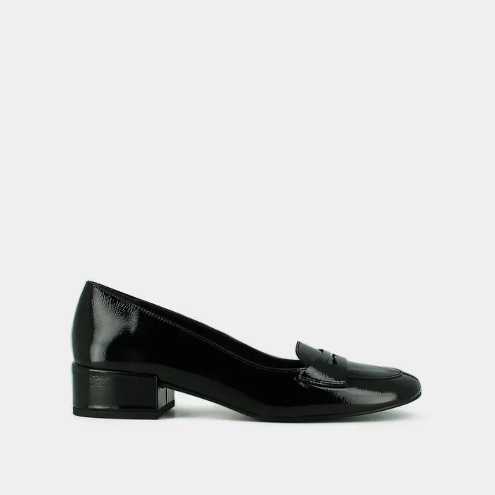 Women Lowheeled Loafers Black JONAK Loafers