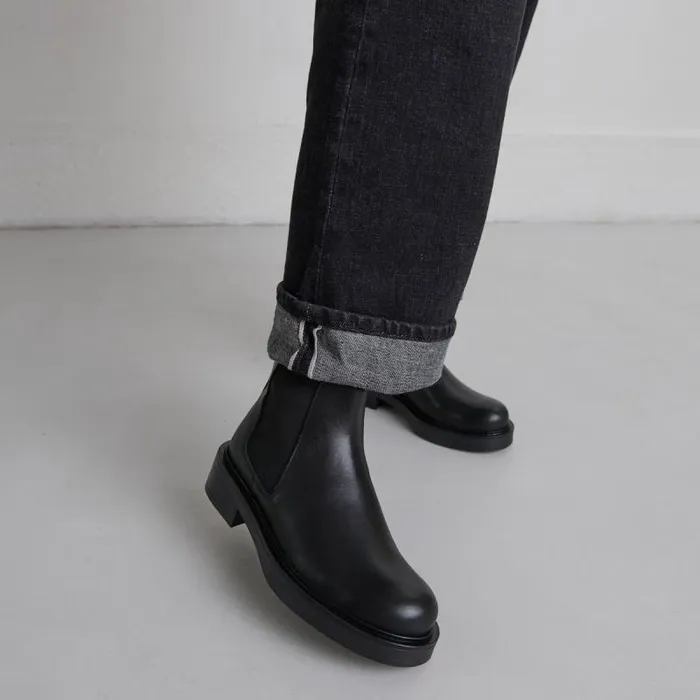 Women Lowboots With Elastics Black JONAK Ankle Boots Lowboots