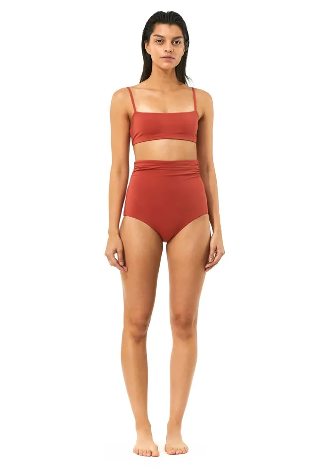 Women Mara Hoffman Bikini Bottoms Bobbi Bikini Bottom Rust