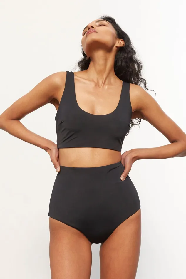Women Mara Hoffman Bikini Bottoms Lydia Bikini Bottom Black Women Mara Hoffman Bikini Bottoms Lydia Bikini Bottom Black