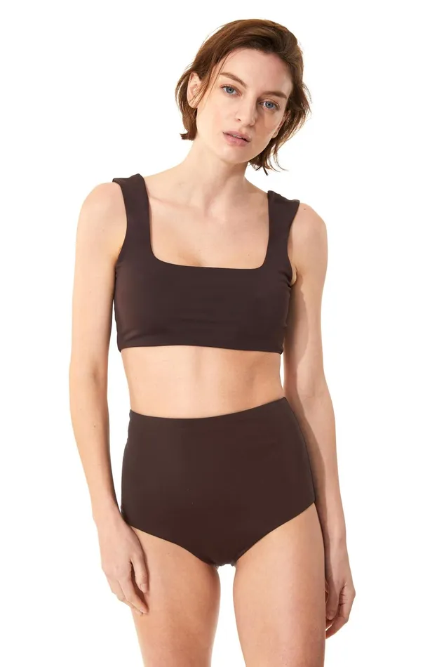 Women Mara Hoffman Bikini Tops Raina Bikini Top Tabacco Women Mara Hoffman Bikini Tops Raina Bikini Top Tabacco