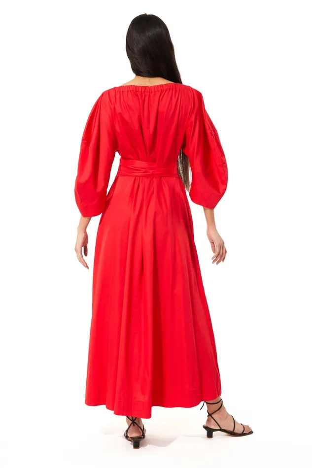 Women Mara Hoffman Dresses Agnella Dress Red