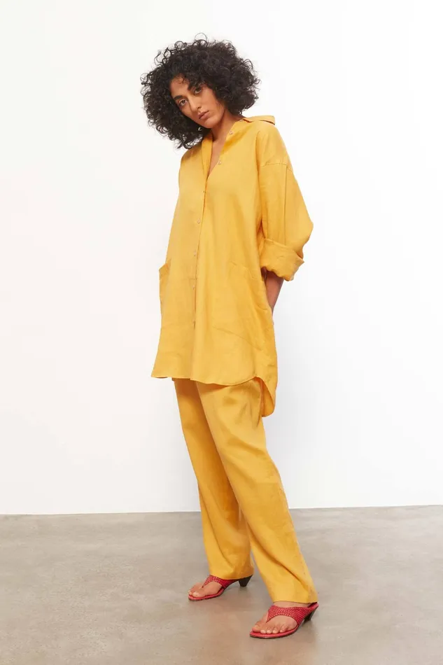Women Mara Hoffman Dresses Alisa Coverup Turmeric