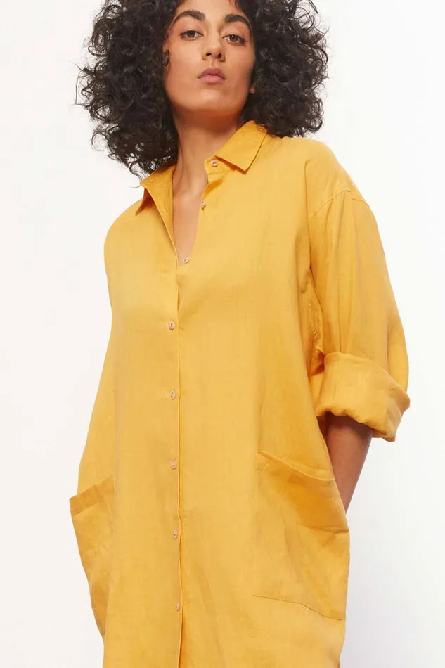 Women Mara Hoffman Dresses Alisa Coverup Turmeric