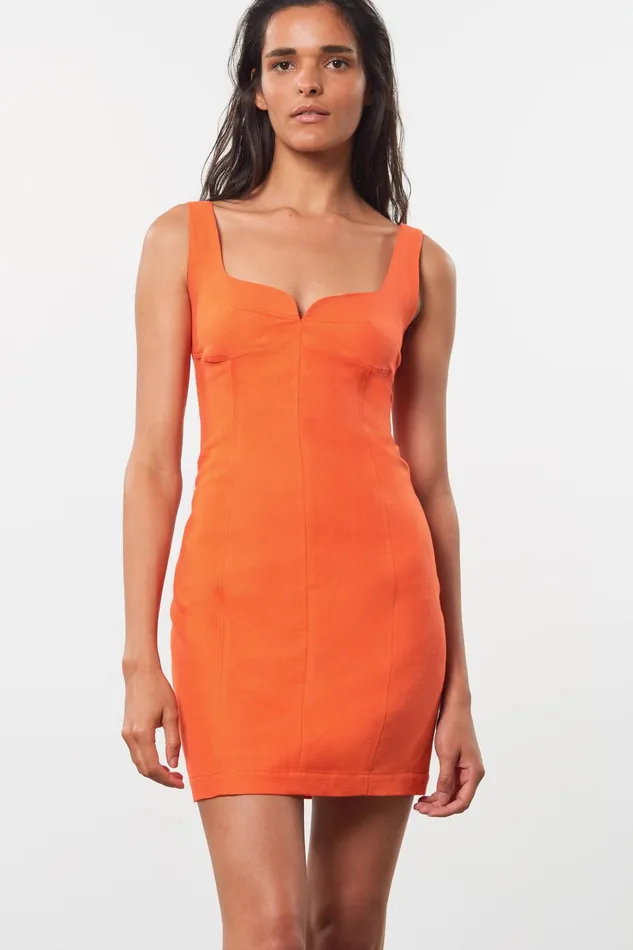 Women Mara Hoffman Dresses Anita Dress Orange