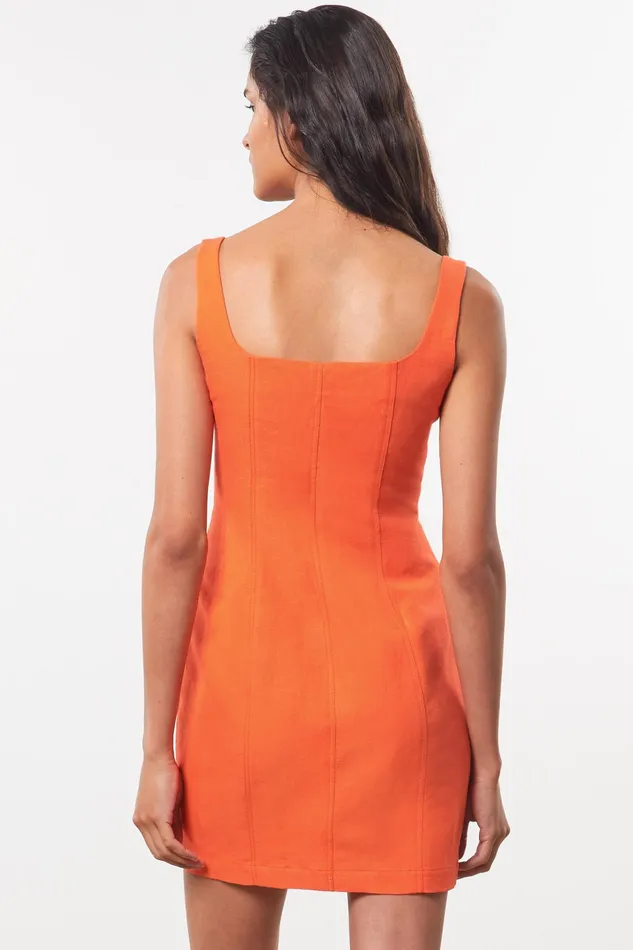 Women Mara Hoffman Dresses Anita Dress Orange