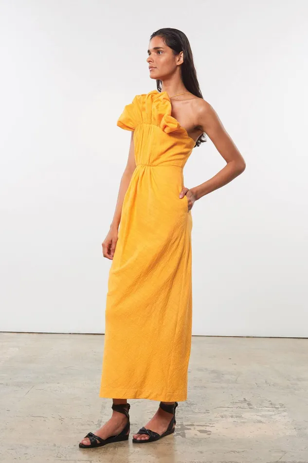 Women Mara Hoffman Dresses Clareta Dress Orange Women Mara Hoffman Dresses Clareta Dress Orange