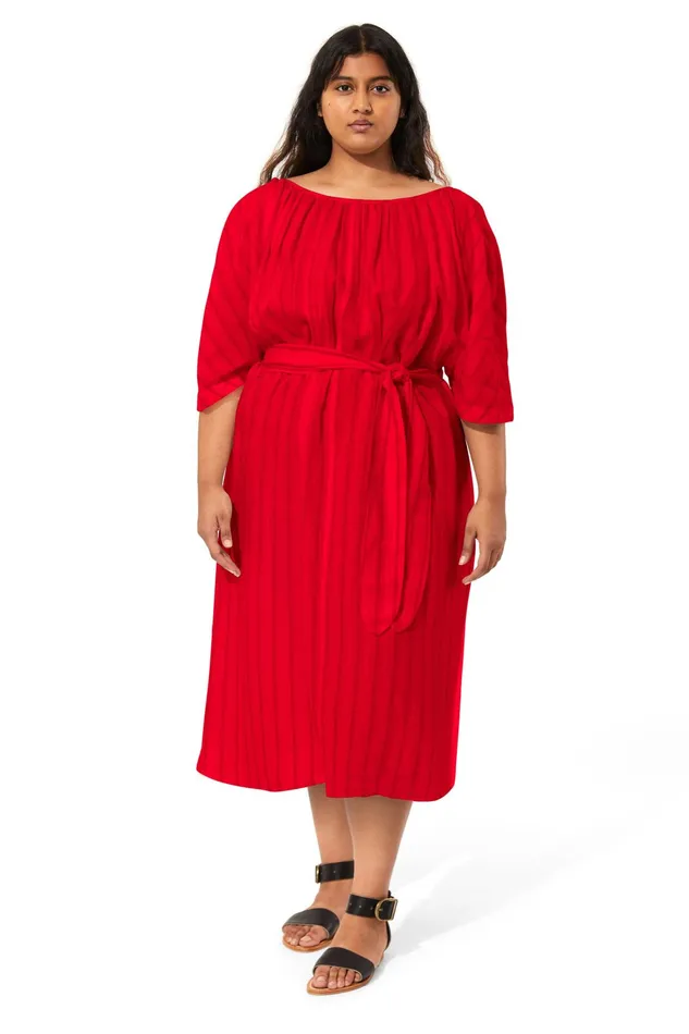 Women Mara Hoffman Extended Sizes Extended Aliz Dress Red