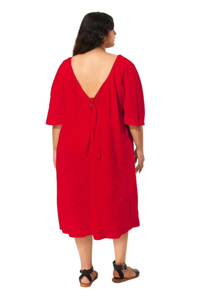 Women Mara Hoffman Extended Sizes Extended Aliz Dress Red
