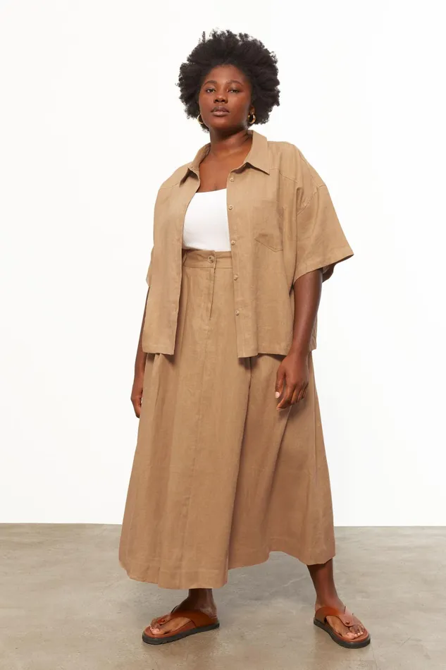 Women Mara Hoffman Extended Sizes Extended Auberon Top Khaki