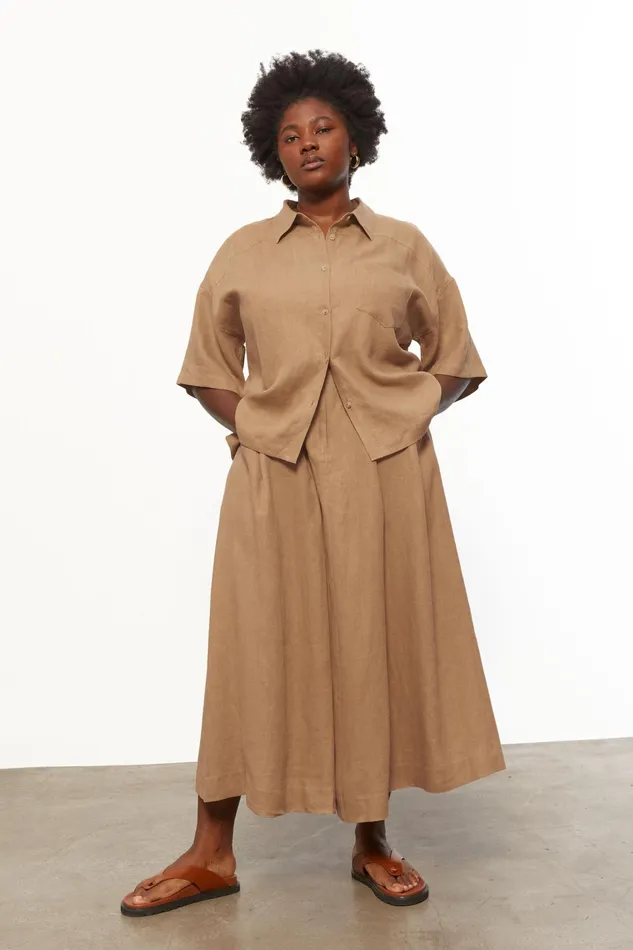 Women Mara Hoffman Extended Sizes Extended Auberon Top Khaki Women Mara Hoffman Extended Sizes Extended Auberon Top Khaki