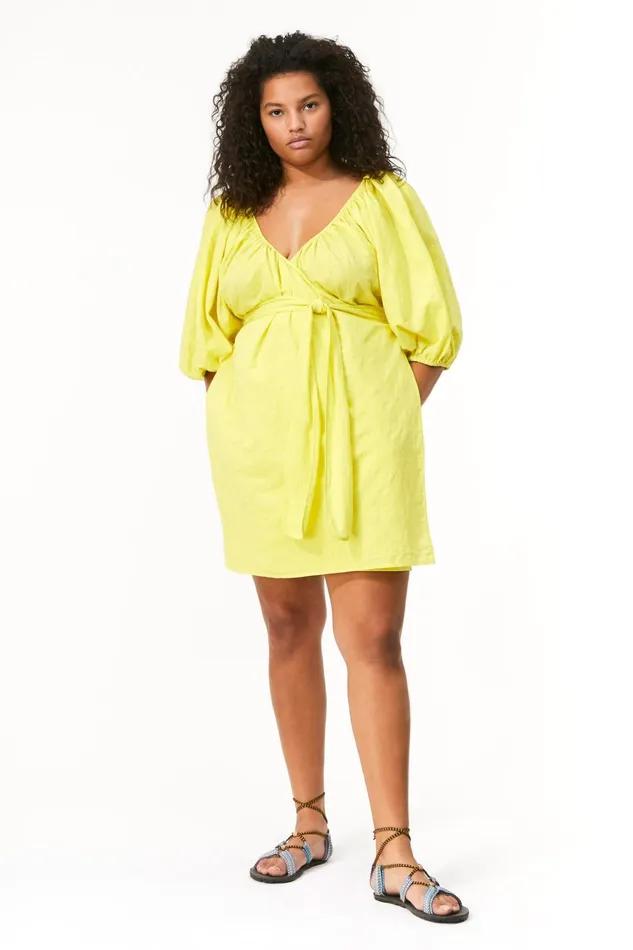Women Mara Hoffman Extended Sizes Extended Coletta Dress Neon Green