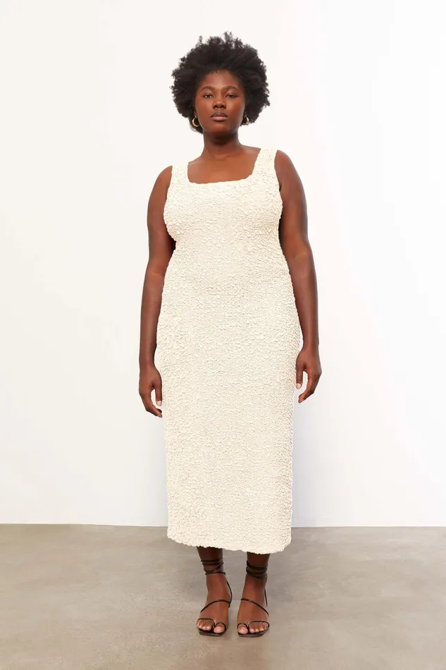 Women Mara Hoffman Extended Sizes Extended Sloan Dress Cream