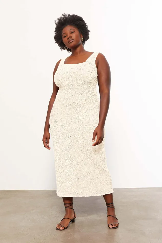 Women Mara Hoffman Extended Sizes Extended Sloan Dress Cream
