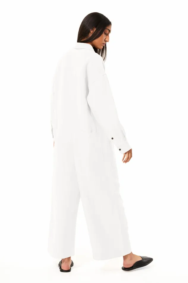 Women Mara Hoffman Jumpsuits and Rompers Agatha Jumpsuit White