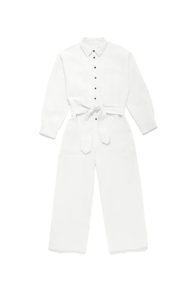 Women Mara Hoffman Jumpsuits and Rompers Agatha Jumpsuit White