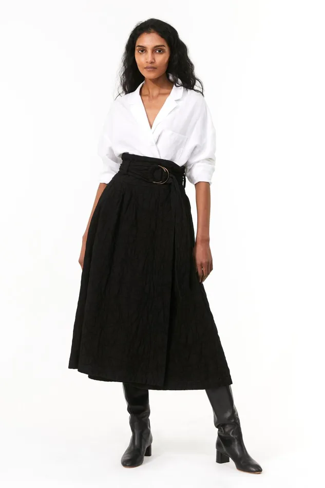 Women Mara Hoffman Skirts Esperanza Skirt Black